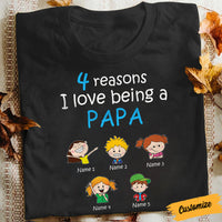 Personalized Grandpa Dad Grandma Mom T Shirt AG179 87O57 thumb 1