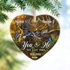 Personalized Deer Hunting Couple We Got This Heart Ornament AG171 73O57 1