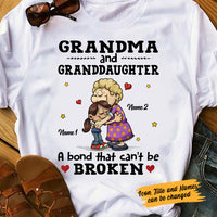 Personalized Mom Grandma Bonding T Shirt AG179 95O57 thumb 1