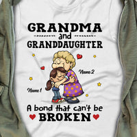 Personalized Mom Grandma Bonding T Shirt AG179 95O57 thumb 1