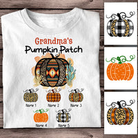 Personalized Fall Grandma T Shirt AG178 26O58 thumb 1