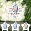 Personalized Elephant Baby First Christmas Star Ornament AG1711 67O57 1