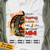Personalized Fall Halloween Grandma Mimi Happiness T Shirt AG181 24O36 1