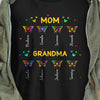 Personalized Mom Grandma Butterflies T Shirt AG179 30O57 1