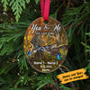 Personalized Deer Hunting Couple We Got This Oval Ornament AG182 73O57 1