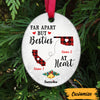 Personalized Long Distance Far Apart Oval Ornament AG183 30O47 1