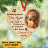 Personalized Dog Memo In Our Heart Ornament AG181 95O57 1