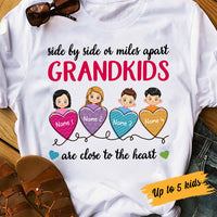 Personalized Grandma Grandkids Close To The Heart T Shirt AG186 85O53 thumb 1