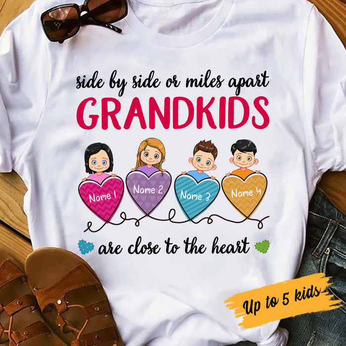 Personalized Grandma Grandkids Close To The Heart T Shirt AG186 85O53 1