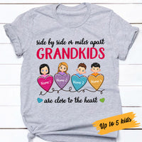 Personalized Grandma Grandkids Close To The Heart T Shirt AG186 85O53 thumb 1