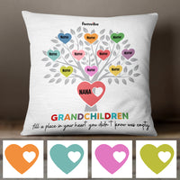Personalized Mom Grandma Heart Pillow AG183 95O47 (Insert Included) thumb 1