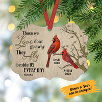 Personalized Cardinal Memo Love Fly Benelux Ornament AG186 81O58 thumb 1