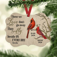 Personalized Cardinal Memo Love Fly Benelux Ornament AG186 81O58 thumb 1