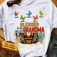 Personalized Fall Mom Grandma T Shirt AG182 26O36 thumb 1