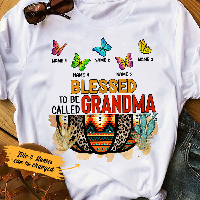 Personalized Fall Mom Grandma T Shirt AG182 26O36 1