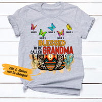 Personalized Fall Mom Grandma T Shirt AG182 26O36 thumb 1