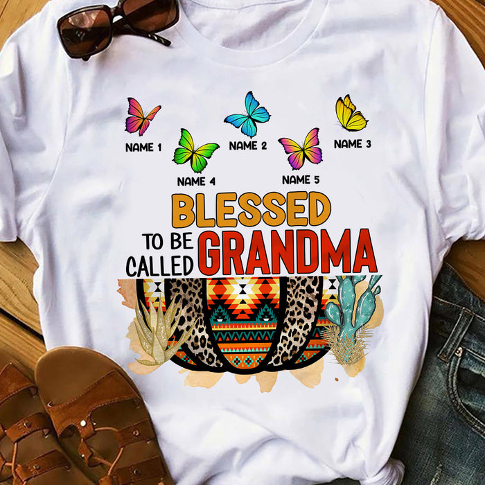 Personalized Fall Mom Grandma T Shirt AG182 26O36 1