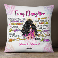 Personalized Mom And Daughter Princess Pillow AG188 30O36 (Insert Included) thumb 1