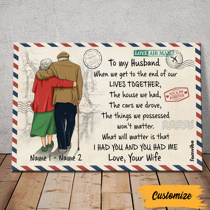 Personalized Couple Letter Poster AG197 30O47 1