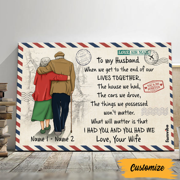 Personalized Couple Letter Poster AG197 30O47 1
