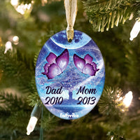 Personalized Butterfly Memo Oval Ornament AG194 87O36 thumb 1