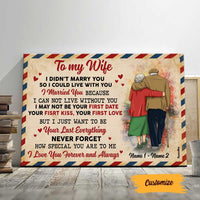 Personalized Couple Letter Poster AG192 30O58 thumb 1