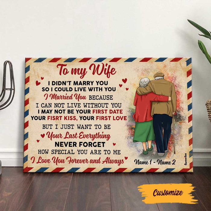 Personalized Couple Letter Poster AG192 30O58 1