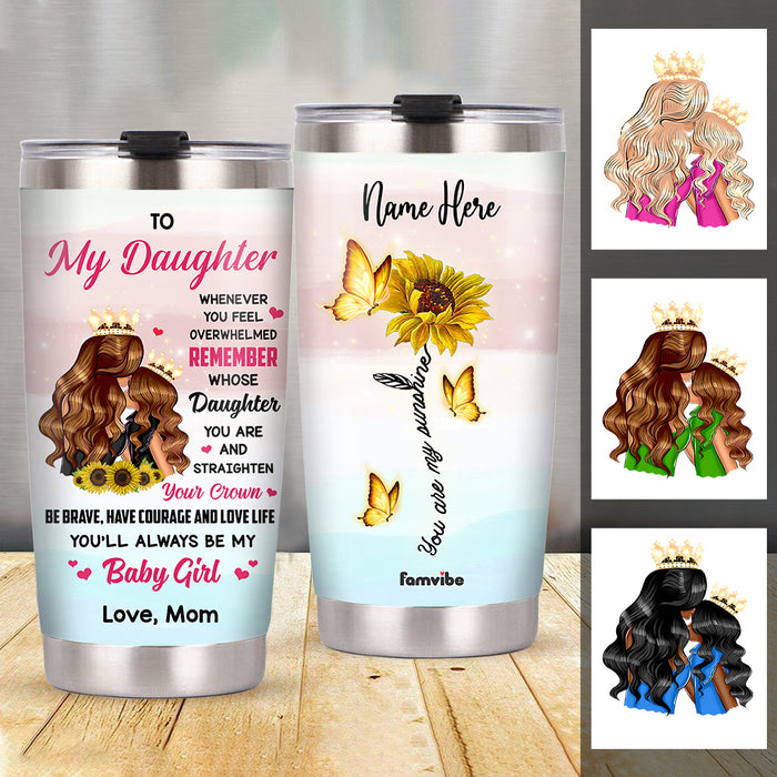 Personalized Mom Daughter Steel Tumbler AG192 26O57 1