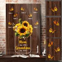 Personalized Mom Grandma Sunflower Poster AG197 30O47 thumb 1