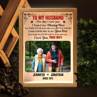 Personalized Couple Gift  The Day I Met You Picture Frame Light Box 31423 thumb 1