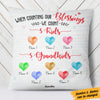 Personalized Mom Grandma Count Our Blessings Pillow AG194 95O36 (Insert Included) 1