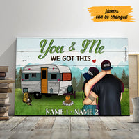 Personalized Camping Couple Poster AG197 30O57 thumb 1