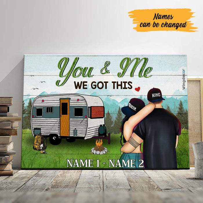 Personalized Camping Couple Poster AG197 30O57 1