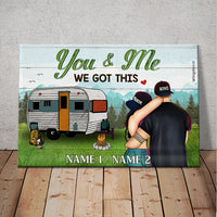 Personalized Camping Couple Poster AG197 30O57 thumb 1