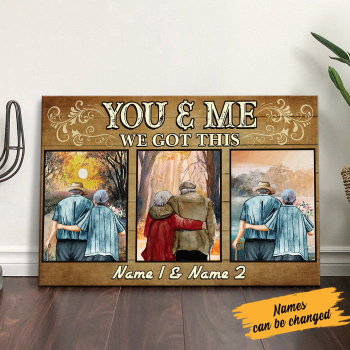 Personalized Couple You And Me Poster AG197 95O36 1
