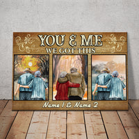Personalized Couple You And Me Poster AG197 95O36 thumb 1