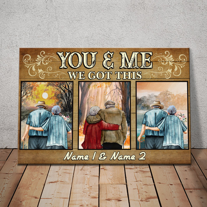 Personalized Couple You And Me Poster AG197 95O36 1