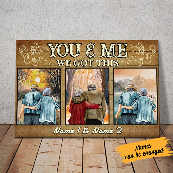 Personalized Couple You And Me Poster AG197 95O36 1