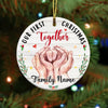 Personalized Our First Christmas Together Circle Ornament AG261 23O57 1