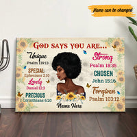 Personalized BWA God Says Poster AG201 95O57 thumb 1