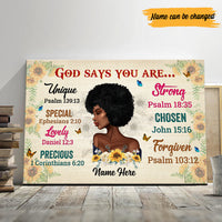 Personalized BWA God Says Poster AG201 95O57 thumb 1
