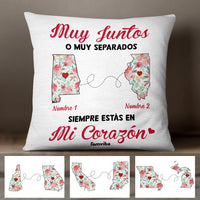 Personalized Long Distance Spanish Pillow AG211 30O47 (Insert Included) thumb 1