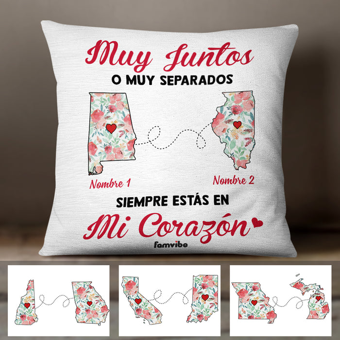 Personalized Long Distance Spanish Pillow AG211 30O47 (Insert Included) 1