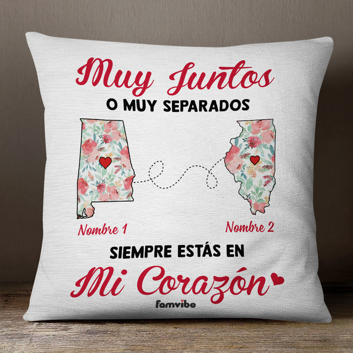 Personalized Long Distance Spanish Pillow AG211 30O47 (Insert Included) 1