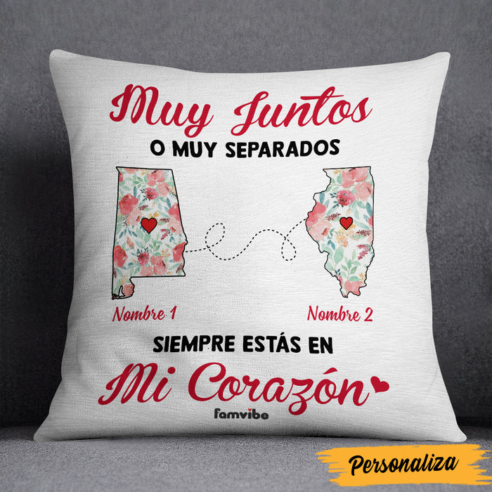Personalized Long Distance Spanish Pillow AG211 30O47 (Insert Included) 1