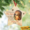 Personalized Dog Memo In Our Heart Star Ornament AG211 95O57 1