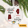 Personalized Long Distance Spanish Circle Ornament AG214 30O47 1