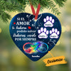 Personalized Dog Memo Love Spanish Perra Perro Heart Ornament AG214 81O34 1