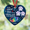 Personalized Dog Memo Love Spanish Perra Perro Heart Ornament AG214 81O34 1