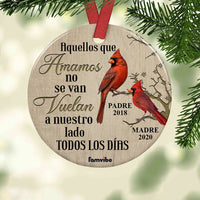 Personalized Cardinal Memo Spanish Cardenal Circle Ornament AG216 81O58 thumb 1